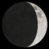 Waxing Crescent, Moon at 4 days in cycle